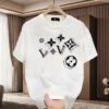 Heavy cotton commuting simple summer new casual short sleeve loose and versatile trend top half sleeve - 图片 2