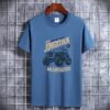 Muyi heavy combed cotton short sleeve T-shirt men's Korean version loose trend solid color round neck base short sleeve - off-road vehicle - 图片 9