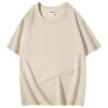 Cotton short-sleeved T-shirt without side seams, trendy loose solid color body shirt - 图片 8