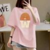 Cotton short sleeve fashion Korean T-shirt for men and women with the same half sleeve versatile T-shirt for women - 图片 13