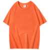Cotton short-sleeved T-shirt without side seams, trendy loose solid color body shirt - 图片 10