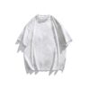 Men's Summer 2025 New American Style Ice Feel Short Sleeve T-Shirt High Street Retro Heavyweight Cotton Crew Neck Top - 图片 17