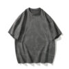 Men's Summer 2025 New American Style Ice Feel Short Sleeve T-Shirt High Street Retro Heavyweight Cotton Crew Neck Top - 图片 18