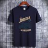 Muyi heavy combed cotton short sleeve T-shirt men's Korean version loose trend solid color round neck base short sleeve - off-road vehicle - 图片 8