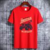 Muyi heavy combed cotton short sleeve T-shirt men's Korean version loose trend solid color round neck base short sleeve - off-road vehicle - 图片 2