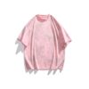 Men's Summer 2025 New American Style Ice Feel Short Sleeve T-Shirt High Street Retro Heavyweight Cotton Crew Neck Top - 图片 9