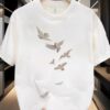 Cotton men's T-shirt half-sleeved statement print short sleeve crew neck summer loose and versatile new trendy casual top - 图片 8