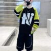 Boys' sweatshirt set, spring and autumn clothes, 2025 new Korean version of the Internet celebrity, middle and large children's casual sports trend clothes, trendy brands - 图片 2