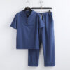 Summer new casual suits, cotton linen, Tang suits, loose large size Hanfu, linen suits, men - 图片 5