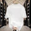 Heavy cotton commuting simple summer new casual short sleeve loose and versatile trend top half sleeve - 图片 4