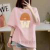 Cotton short sleeve fashion Korean T-shirt for men and women with the same half sleeve versatile T-shirt for women - 图片 6