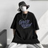 100% cotton heavy short-sleeved T-shirt loose large size 80-300 pound men's summer trend ins trendy brand tops - 图片 3