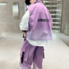 Boy's suit 2025 new spring children's Internet celebrity handsome fried street spring and autumn cargo vest three-piece set - 图片 5