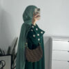 Dubai Middle Eastern Turkish Elegant Embroidery Daisy Dress Robe LR802 - 图片 6