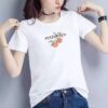 Summer pure cotton women's white short-sleeve T-shirt new Korean style versatile loose half-sleeve all-cotton top - 图片 4