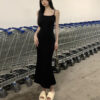 Slip dresses, women's summer sleeveless waist, pure desire, sexy skinny, thin, high-end hip babes, tight skirts - 图片 12