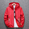 Reflective zipper outdoor windbreaker new spring autumn men's plus size jacket trendy youth jacket - 图片 18