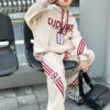 Girls' suits, 2025 spring and autumn new children's hooded sweatshirts, street trend, cool street photography, Internet celebrities, hot trends - 图片 5