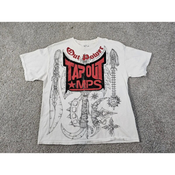 Summer American retro street dark style print short sleeve T-shirt English loose trend men's top