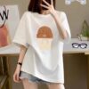 Cotton short sleeve fashion Korean T-shirt for men and women with the same half sleeve versatile T-shirt for women - 图片 9