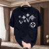 Heavy cotton commuting simple summer new casual short sleeve loose and versatile trend top half sleeve - 图片 7