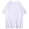 Cotton short-sleeved T-shirt without side seams, trendy loose solid color body shirt - 图片 2