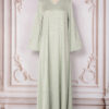 Middle Eastern fashion new style long robe with rhinestones, long sleeve vintage Dubai women's party dress, Muslim dress. - 图片 4