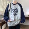 Spring and Autumn round neck sweatshirt boys, junior high school students, high school students, students long sleeve t-shirts, tops, teens, big children's base shirts - 图片 2