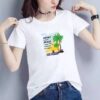 Summer pure cotton women's white short-sleeve T-shirt new Korean style versatile loose half-sleeve all-cotton top - 图片 5