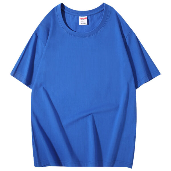 Cotton short-sleeved T-shirt without side seams, trendy loose solid color body shirt