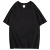 Cotton short-sleeved T-shirt without side seams, trendy loose solid color body shirt - 图片 6