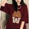 Cotton short sleeve fashion Korean T-shirt for men and women with the same half sleeve versatile T-shirt for women - 图片 11
