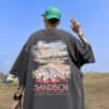 Short sleeve shirt men's summer american trend loose student heavy fashion brand plus size half-sleeved shirt - 图片 5