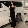 Slip dresses, women's summer sleeveless waist, pure desire, sexy skinny, thin, high-end hip babes, tight skirts - 图片 4