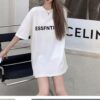 Mid-length short-sleeved black t-shirt women's ins trendy brand summer 2025 with loose plus size - 图片 5