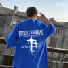 Design tops men's summer cotton 100% half sleeve loose large size 80-300 pound printed pullover short sleeves - 图片 5