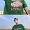 Short sleeve shirt men's summer american trend loose student heavy fashion brand plus size half-sleeved shirt - 图片 11