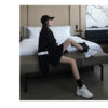 Medium-length sweatshirt women's loose Korean version of the spring thin lazy style bf jacket tide ins super hot - 图片 3