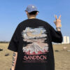 Short sleeve shirt men's summer american trend loose student heavy fashion brand plus size half-sleeved shirt - 图片 2